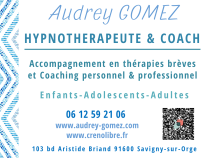 Logo Audrey Gomez - recto carte de visite